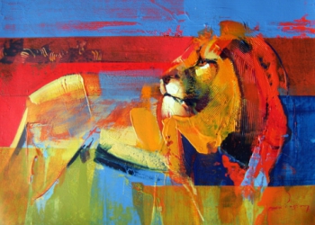 lion king
700 x 500 mm  acrylic on canvas     SOLD
