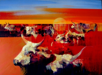 nguni herd
1200 x 900 mm  acrylic on canvas   -   SOLD

