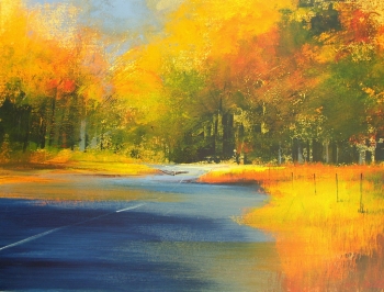 the road to jonkershoek
1000 x 750 mm - acrylic on canvas  - stretched, not framed
