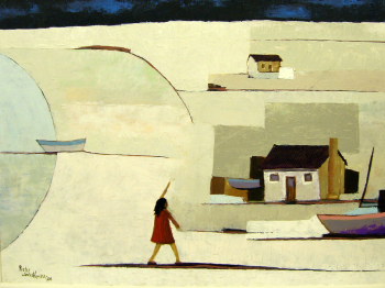 huisies by die see - Pieter van der westhuizen
1200 x 900 mm - oil on canvas   SOLD
