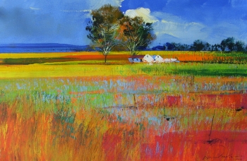 overberg spring
600 x 400 mm  -  acrylic on canvas    SOLD
