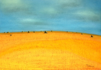 oestyd    - Pieter van der Westhuizen 
pastel on paper    -    SOLD
