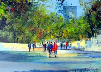 summer in the city
600 x 400 mm acrylic on canvas   -   SOLD

