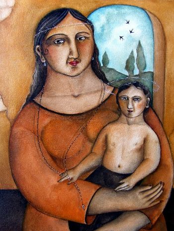 sibling
508 x 609 mm tempera on canvas    -    SOLD

