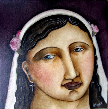 pondering
400 x 400 mm tempera on canvas
