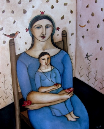 mine
606 x 762 mm tempera on canvas    -    SOLD
